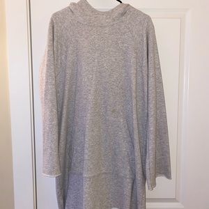 Athleta Women’s Sweater Dress, Size L, Color: Heather Grey